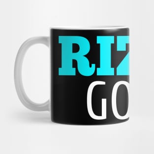 Rizz God Winter Light Blue Mug